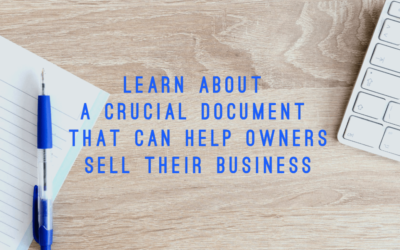 Learn about a crucial document that can help owners sell their business
